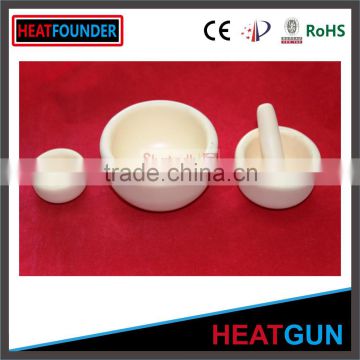 WHITE ALUMINA MORTAR WITH PESTLE FOR LABORATORY TEST