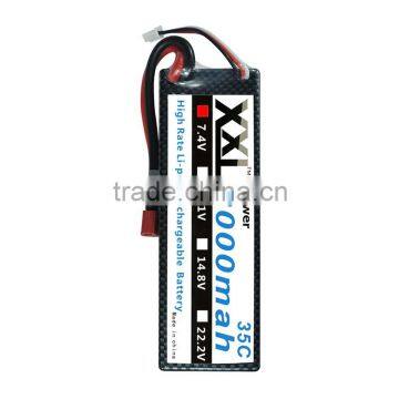 High-Rate Battery 3000mAh 7.4V for airplane and boat models