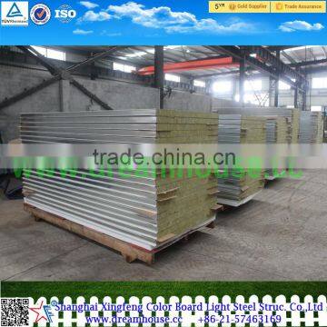 China low-cost rockwool sandwich panel /board panel exterior wall/wall panels