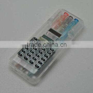 8 digits fancy Promotioanl Gift Calculator with pen