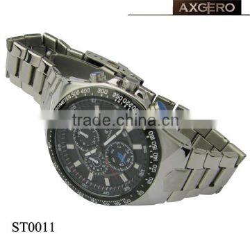2015 Superior Quality Men Sport Stainless Steel Quartz Watch photo-4
