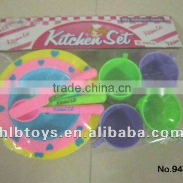 Plastic Kitchen set toy ,tea set toy