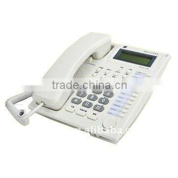 Pabx functional telephone large LCD caller ID office telephone