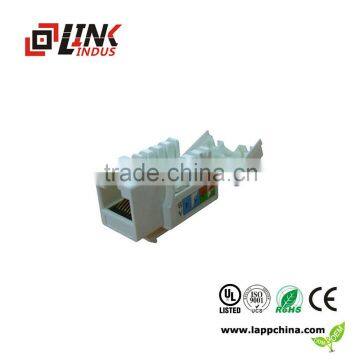 RJ45 Type and Female Gender cat5e keystone jack