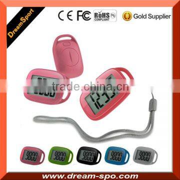 Plastic Lanyard Pedometer Quality Manual Large Display Step Counter Promotional Pedometer Best for Gift