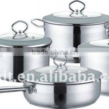 High quality 8PCS Stainless steel cookware set