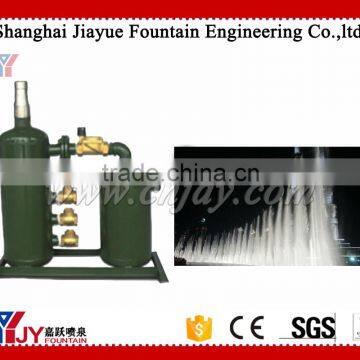 Musical gas explorsion fountain nozzle