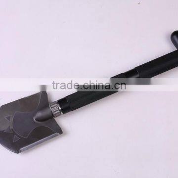 Aluminum handle steel holder military shovel for travel camping use