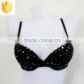 Black Dot Padded Women Bra,sexy Lady Bra photo-6