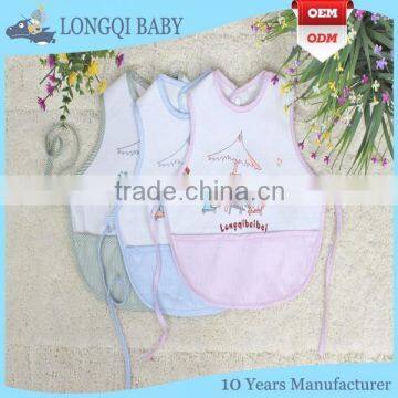 WZ-MS-029 Velvet Plain White Baby Body Bibs photo-5