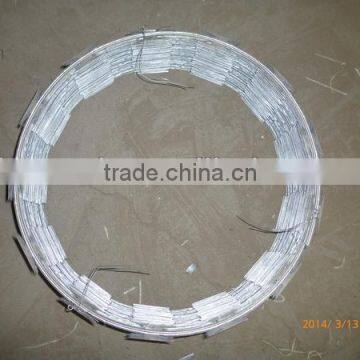 CBT-65 Razor barbed wire hot-dipped galvanized barbed wire