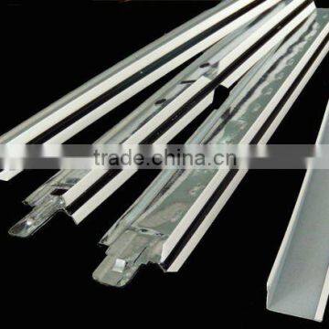 Suspended Ceiling T-Grid system High-quality Plane Grooved T-GRID 32H galvanized steel ceiling t-grid