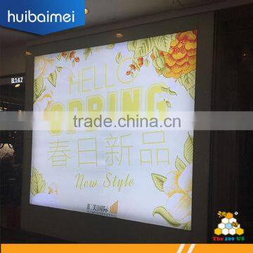 frameless textile printing fabric light box any size can customized