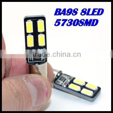 BA9S CANBUS 8SMD 5630 5730 LED car Interior Bulbs Wedge Lamp Car Indicators Light