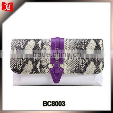 trendy lady wallet money bag snake leather mobile pouch brand clutch bag