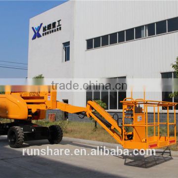 Automatic leveling 16m adjustable boom lift