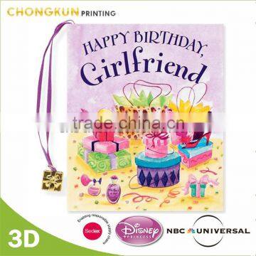 Supply Happy Birthday Designs Handmade 3D Greeting Card