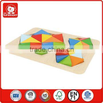 top 50 sales small toys for children 2015 new design megge diamond world style brightly colour wood toys for kids