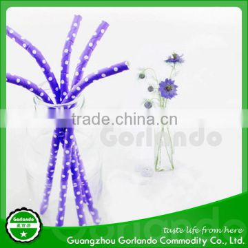 wholesale color flexible paper straws party straw