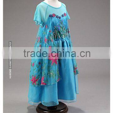 Hot sell elsa princess dress chinese dress for kids (Ulik-A0021)