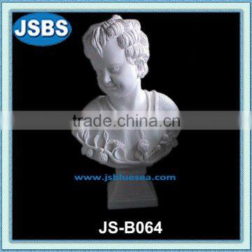 Home decoration marble child head bust sculpture