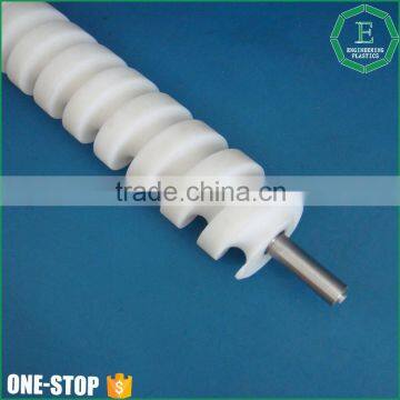 OEM Factory Price Cnc Machining White Screw Conveyor Custom Big Uhmw-pe Plastic Screw for Engineering