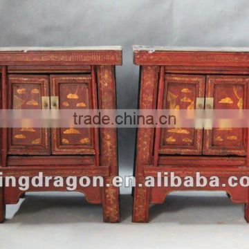 chinese antique bedside cabinet