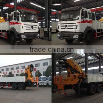 Beibenz 10-16 tons hydraulic truck crane, truck crane,truck mounted crane