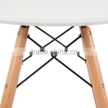 Plastic Emes Round Coffee Table With 4 Wood Legs,CT-011 photo-5