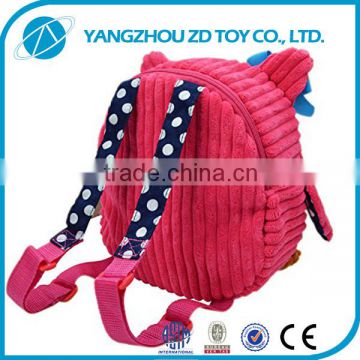 lovely fashionable high quality stuffed toy promotional backpack