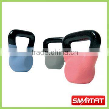 Neoprene Kettle Bell with black painted handle power kettlebell with/without rubber base