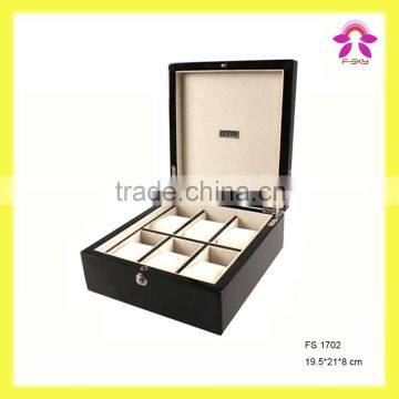 FS1702 Wooden Watch Case Display Storage for Delicate Watches With Cabinet photo-2