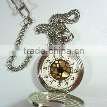 special pocket watch with double time track