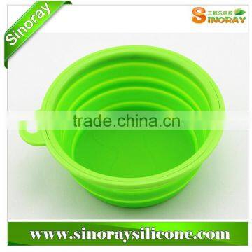 Top Products Hot Selling New 2015 unbreakable collapsible silicone bowl pet