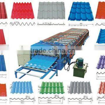 In many styles crazy selling glazed roof tiles roll forming machine