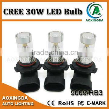 2015 hot selling high power LED bulb CREE XBD 30W 9005 HB3