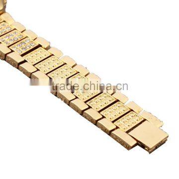 Women's Gold-Tone Stainless Steel Band Fashion Watch Quartz Analog Wristwatches photo-4