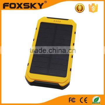 Popular selling solar energy power bank waterproof solar power bank 30000mah