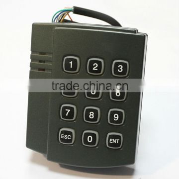 Wiegand26(RS232/485 customized) RIFD card reader with key pad for access control PY-CR6