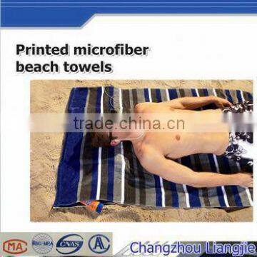 2015 Fashion Zebra Design Suede Printing Seaside Vacation Round Beach Towel With Tassels photo-2