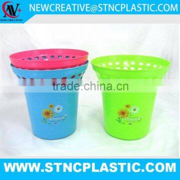 Colorful holes Mini Decorative Desktop Container Dustbin/Trash Can