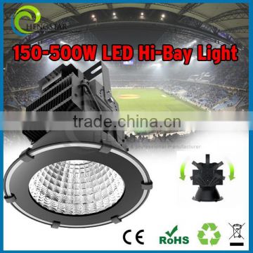 LED high bay light meanwell driver 400w 5 years warranty 120 degree ip65 ce rohs ,led high bay light 400w