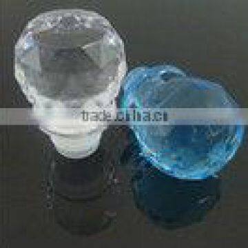 2013 Lastest design factory direct transprent acrylic wine bottle stopper