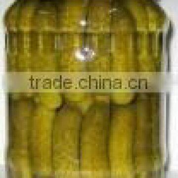 Fresh pickled cornichons 3-5 cm in 370ml glass jar