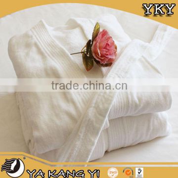 Pure White 100 Cotton Terry Cheap Bathrobe From China