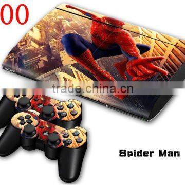 For Spiderman For PS3 Slim Textured Skins -Full Body Wrap- decal sticker cover