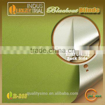 Top quality Jiangsu market wholesale easy to clean 100% polyster material blackout fabric latest window blinds factory