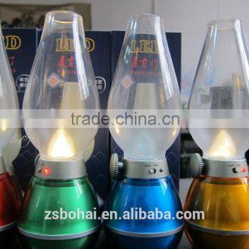 Blowing on/off dimmable creative led kerosene lamps