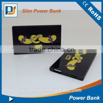 Full color printing slim power bank 2200mah