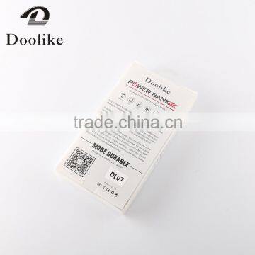 2016 Doolike Newest OEM/ODM Portable Mobile Power Bank For Phone 4000mA/6000mA/8000mA photo-6